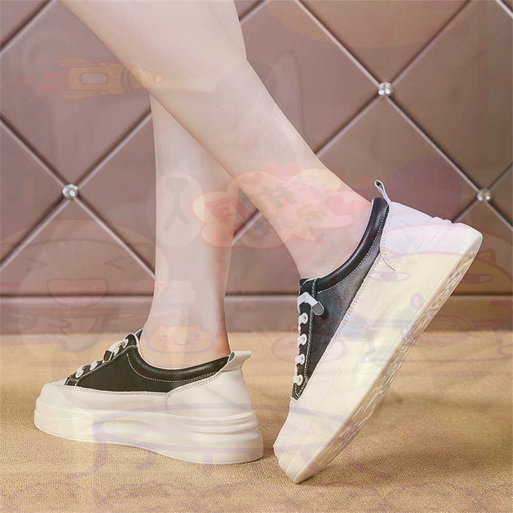 Formal Wear Women'S Loafers - Bağcıklı Tıknaz Loafer'lar Kadın Kaykay Spor