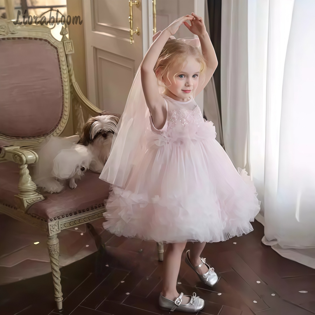 Formal Attire Woman - Kız Çocuk Tül Elbisesi Katmanlı Etek