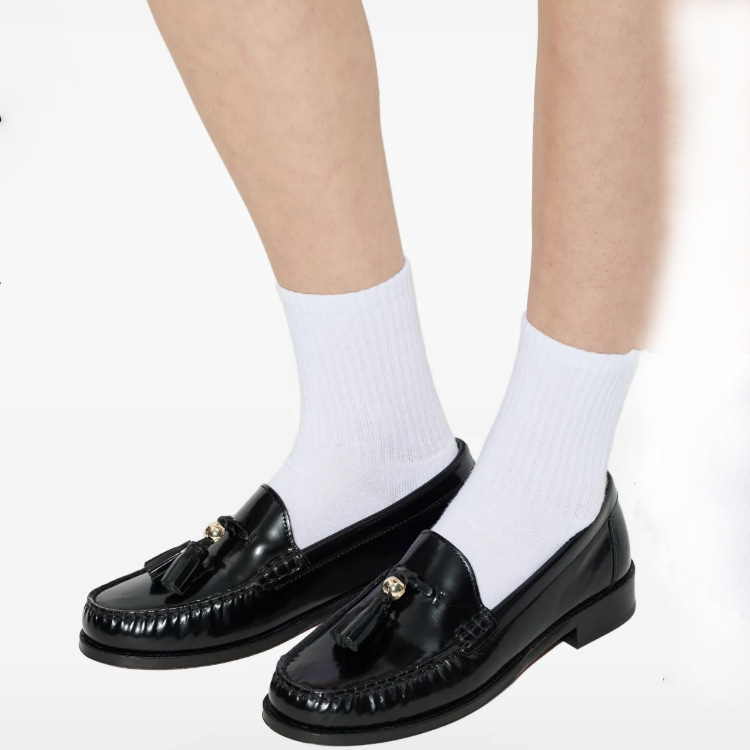 Formal Wear Women'S Loafers - Kadınlar için Patent Deri Püsküllü Loafer