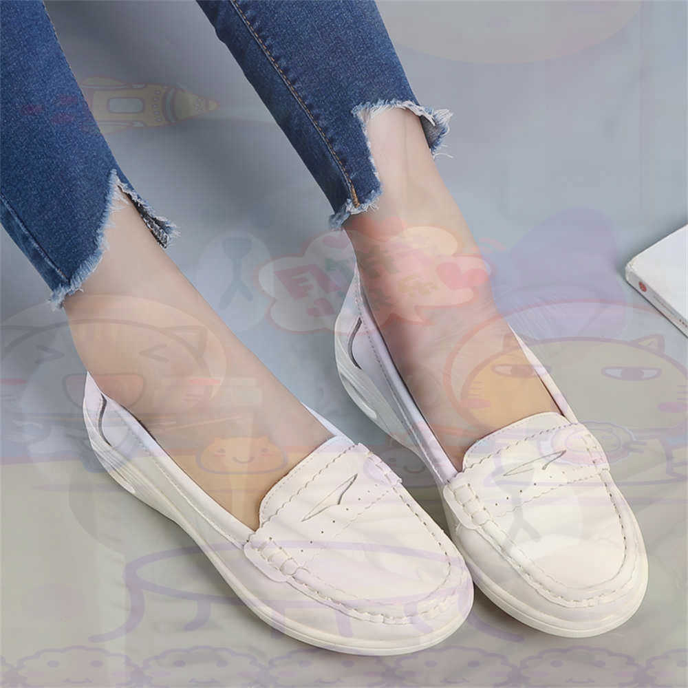 Formal Wear Women'S Loafers - Yumuşak Slip-on Bayan Büyük Boy Ayakkabı