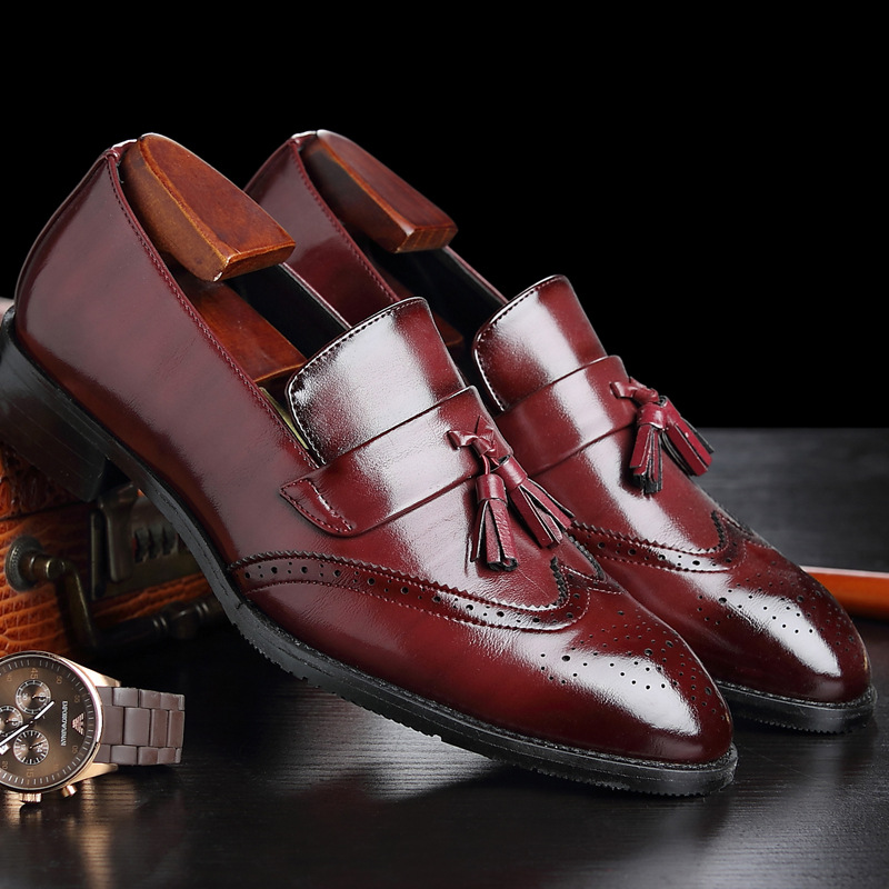 Klasik Erkek Deri Püsküllü Loa - Formal Wear Women'S Loafers incelemesi ve fiyatı