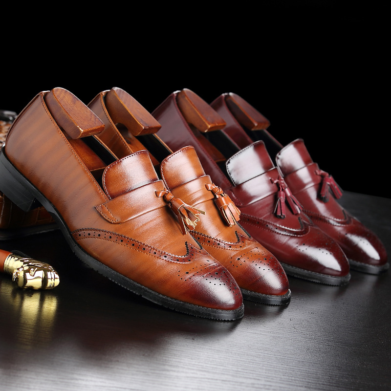 Klasik Erkek Deri Püsküllü Loa - Formal Wear Women'S Loafers incelemesi ve fiyatı