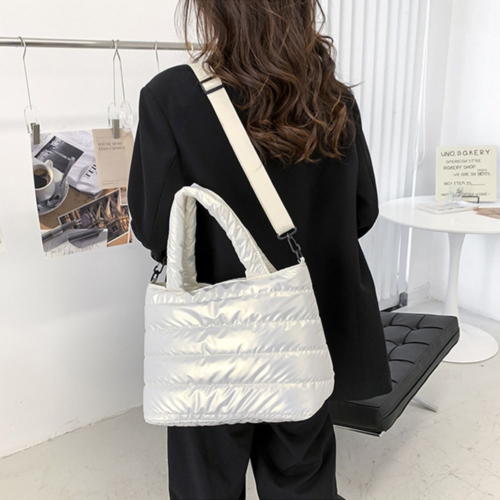 Kadınlar İçin Şişme Bez Çanta  - Shoulder Bag Structured incelemesi ve fiyatı