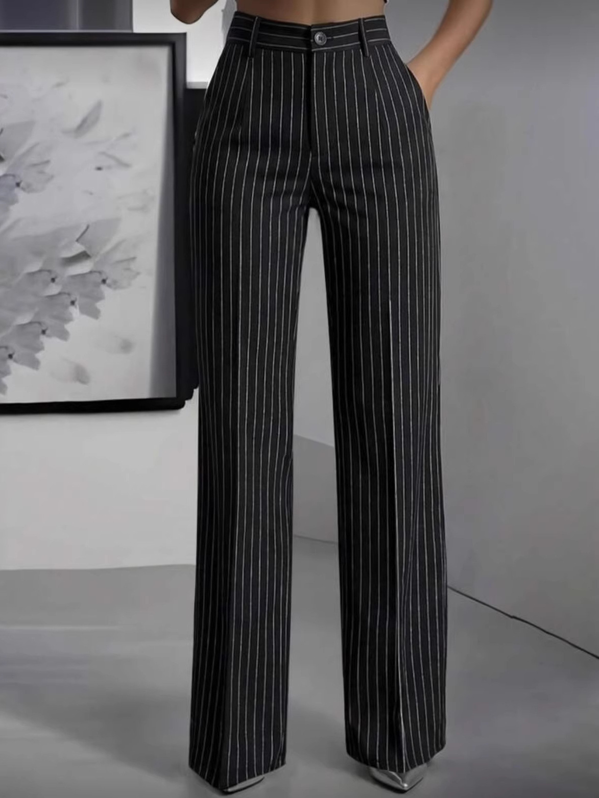 Şık Yüksek Bel Düz Paça Takım  - Formal Attire Woman incelemesi ve fiyatı