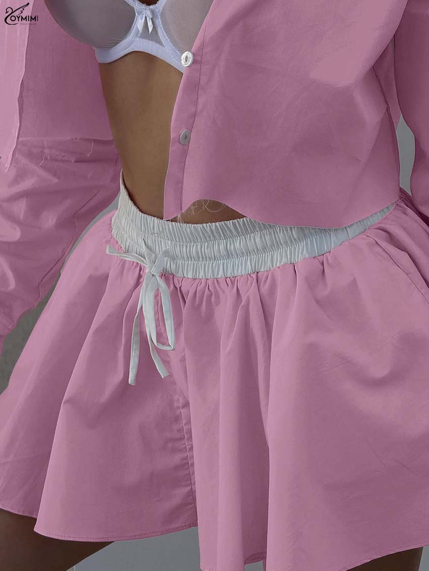Oymimi Moda Pembe Pamuk 2 Parç - Pencil Skirt Midi incelemesi ve fiyatı