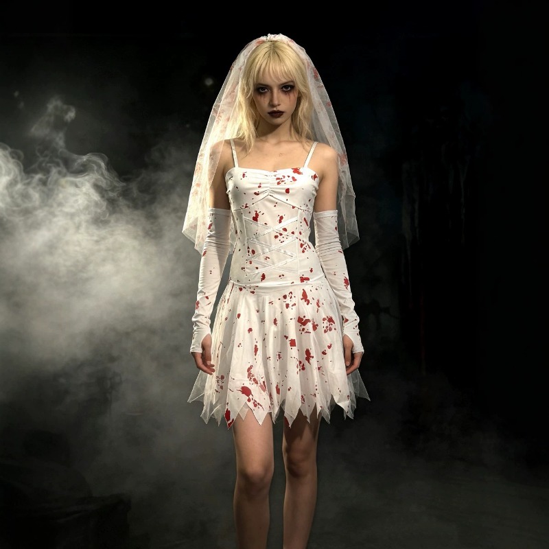 Hayalet Gelin Cosplay Vampir K - Women Formal Wear For Wedding incelemesi ve fiyatı